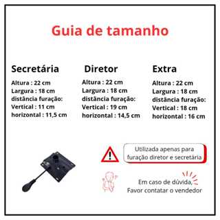 Base Flange Cadeira Escritório Universal Cadeira Giratória