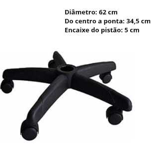 Estrela Cadeira Diretor Presidente + rodizios nylon Chair Cadeiras