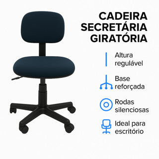 Cadeira Secretaria Giratória