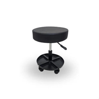 Cadeira Mocho Giratória Ergonômica com Revestimento em Courino Ideal para Escritório e Consultórios
