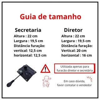 Flange Reforçada Cadeira Gamer Diretor Presidente Escritório Suporta até 150KG Aço resistente
